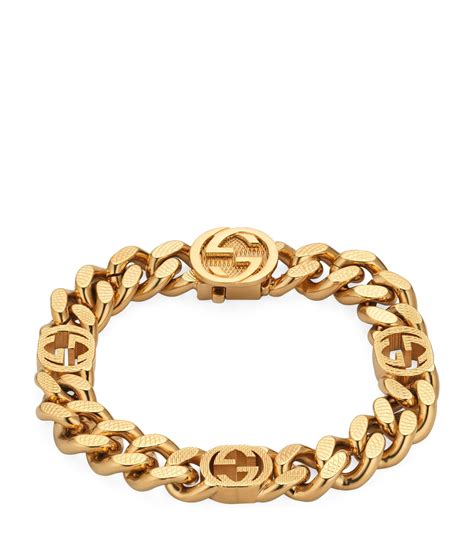 gucci interlocking g chain bracelet.